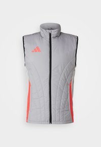 TIRO24 COMPETITION WINTERIZED VEST - Vest - light onix/shock red