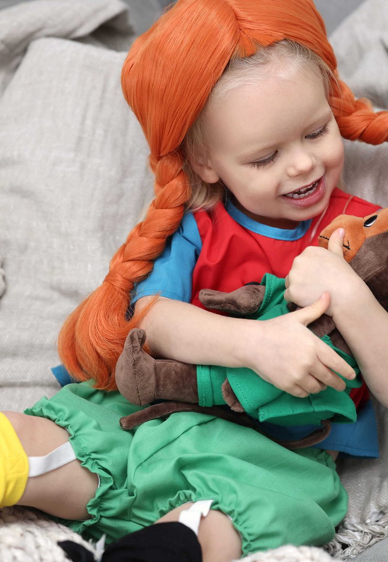 Pippi Longstocking Camicetta - blau rot grün gelb schwarz bunt