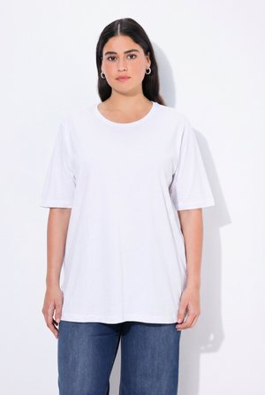 Ulla Popken, PLUS SIZE TEE - T-shirt basic - schneeweiß