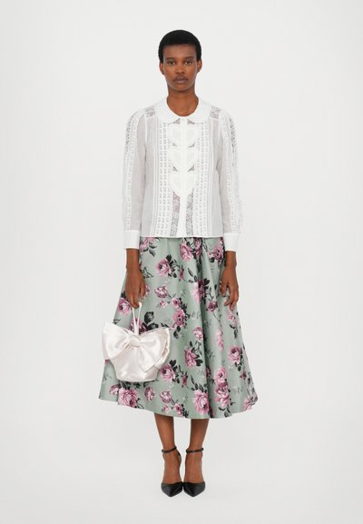 Alice + Olivia KURT RUFFLE BLOUSE - Pogājama blūze - off-white