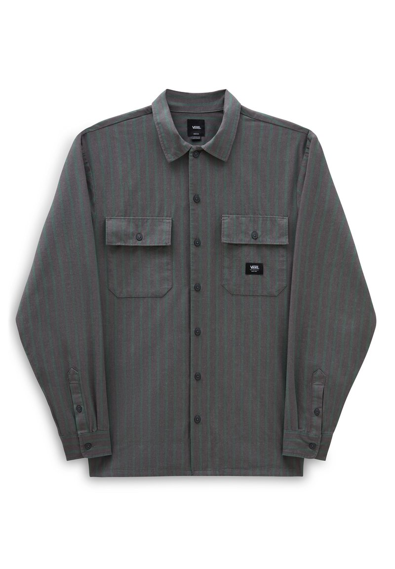 Vans - CALDWELL - Camicia - asphaltbistro green, Ingrandire