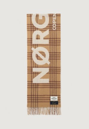 LOGO SCARF UNISEX - Šál - cornstalk/cocoa brown