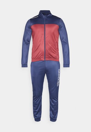 Kappa SET - Tuta - red granata/blue marine