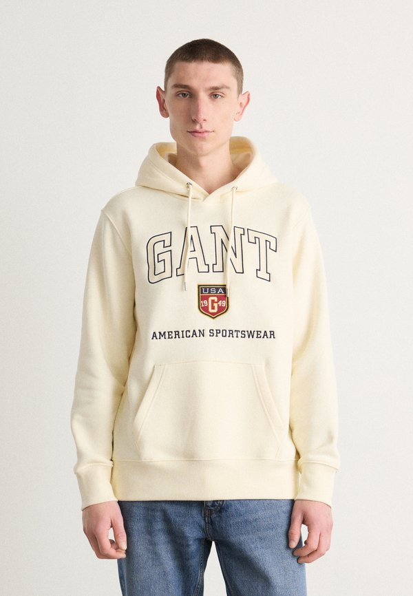 GRAPHIC HOODIE - Sweatshirt - cream
