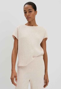 LOOSE FIT CRINKLED - Blouse - natural glaze
