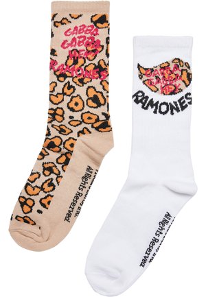 RAMONES LEO SOCKS 2-PACK - Calcetines - leo aop/offwhite