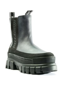 Palladium REVOLT RANGR  - Platåstövletter - dark silver