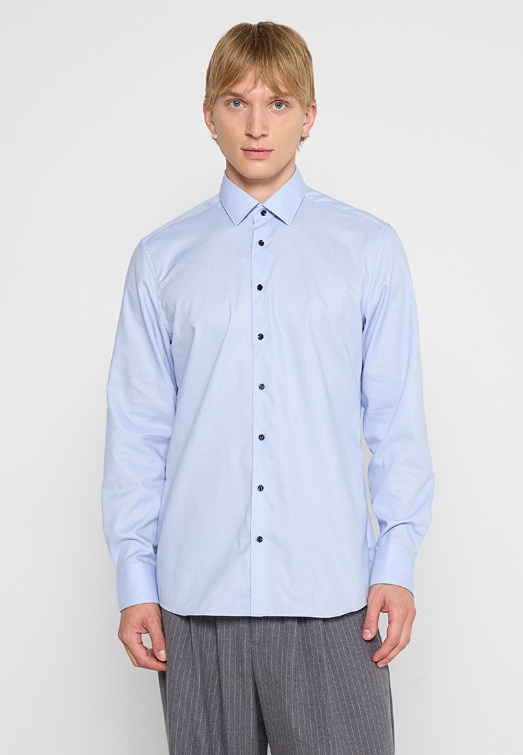 Eterna Zakelijk overhemd lichtblauw