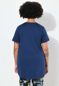 Angel of Style SMILEY HALF SLEEVES - Camiseta estampada - dark blue