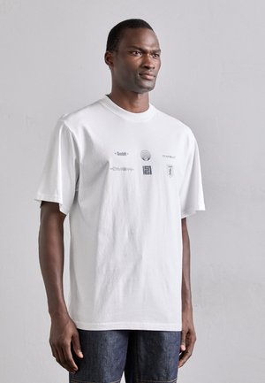 CORP - Print T-shirt - white