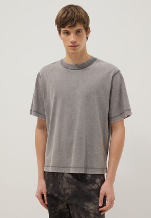 BOXY FIT - T-Shirt basic - light grey