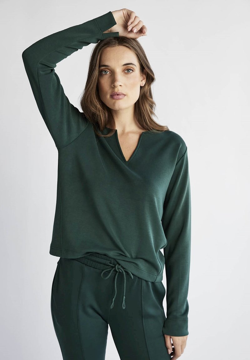 simple-the-brand-longsleeve-forest-green-groen-zalando-be
