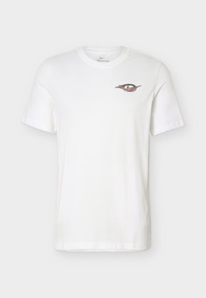 Nike Performance, TEE STRIDE - Αθλητικό μπλουζάκι - white/fusion red/black