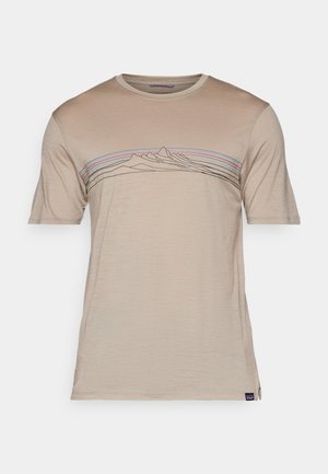 Patagonia BLEND GRAPHIC - Sports T-shirt - seabird grey