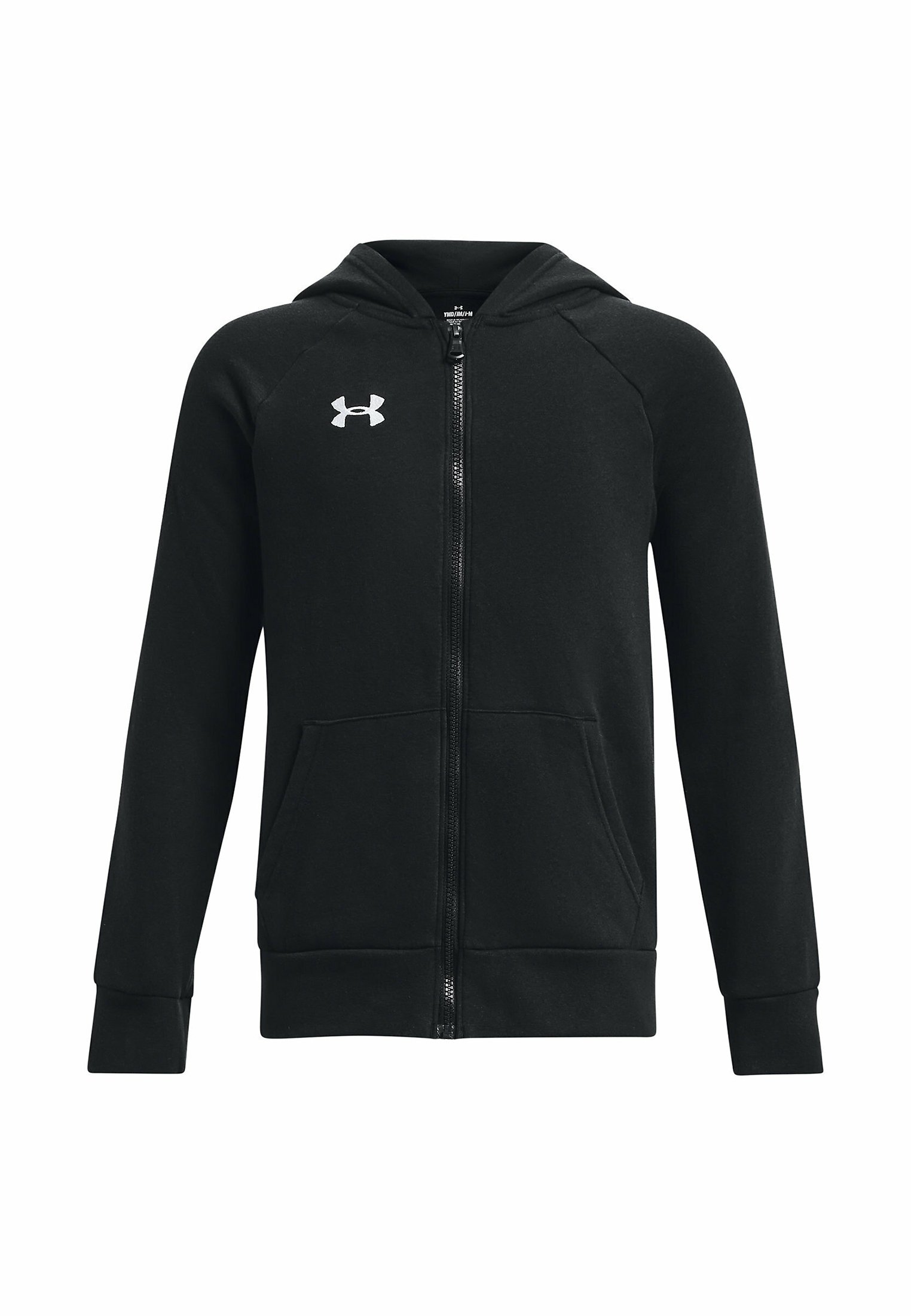 Sportswear Under Armour Felpa Nera Uomo Full Zip Hoodie Felpe E