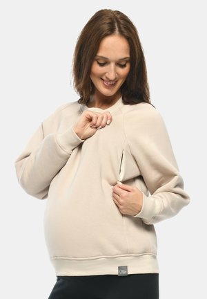 Sweatshirt - beige