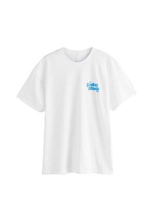 REGULAR FIT - GRAPHIC  - Hálóing - white