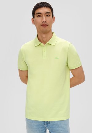 s.Oliver MIT LOGO-STICKEREI - Poloshirt - limettengrün