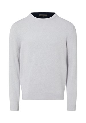 PULLOVER - Strickpullover - hellgrau