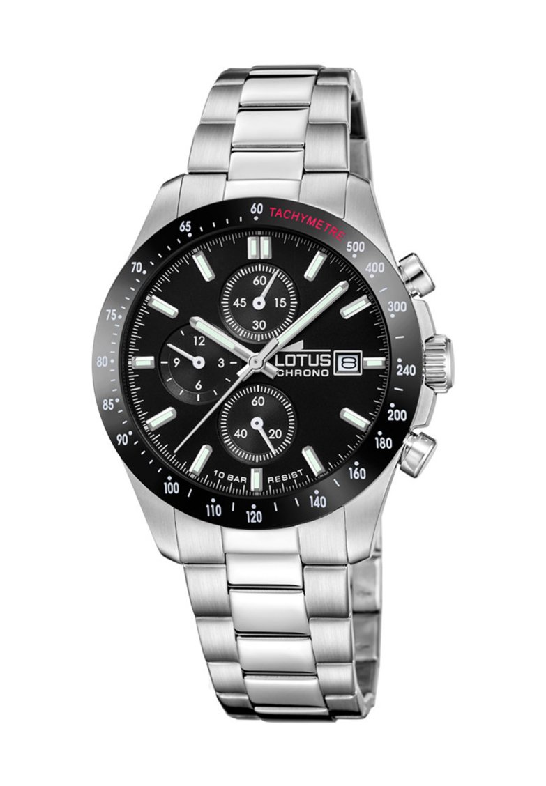 LOTUS Chrono Black: Il Cronografo Dal Design Sportivo E Sofisticato, Perfetto Per Ogni Occasione.