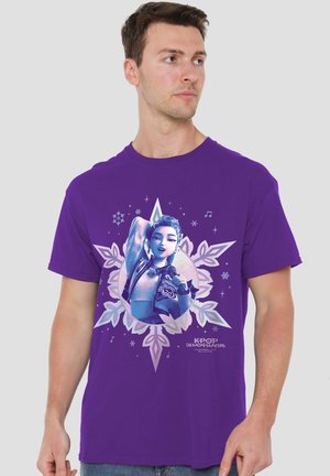 NETFLIX, KPOP DEMON HUNTERS CHRISTMAS RUMI SNOWFLAKE - Print T-shirt - purple