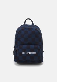 Tommy Hilfiger MONOTYPE CHECK BACKPACK UNISEX - Rucsac - space blue
