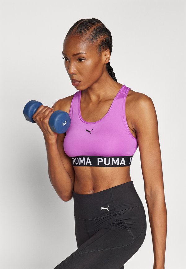 KEEPS ELASTIC - Medium support sports bra - wild berry3