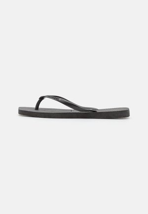 Havaianas SLIM SQUARE - Sandály s odděleným palcem - black