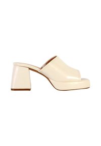 Divine Factory À TALONS MARYLIN - Ciabattine con tacco - beige