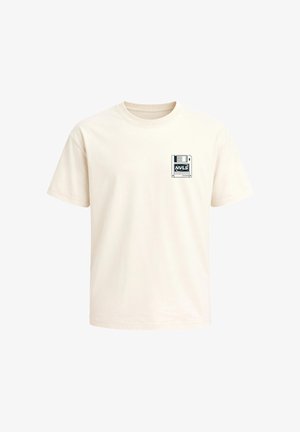 Neverless, HERREN T-SHIRT - DESIGN DIGITAL ARCHAEOLOGY - OVERSIZED RELAXED - T-Shirt print - relaxed-fit hell-beige