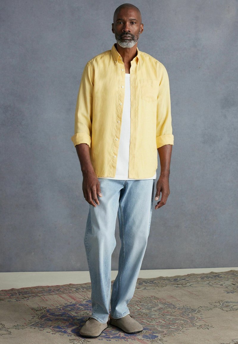 Next SIGNATURE LONG SLEEVE COLLAR - Pluus - yellow