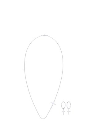 2 PACK CROSS - Ohrringe - silberfarben