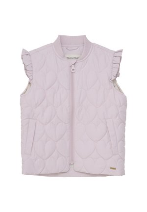 Minymo MIVEST QUILTED - Waistcoat - burnished lilac