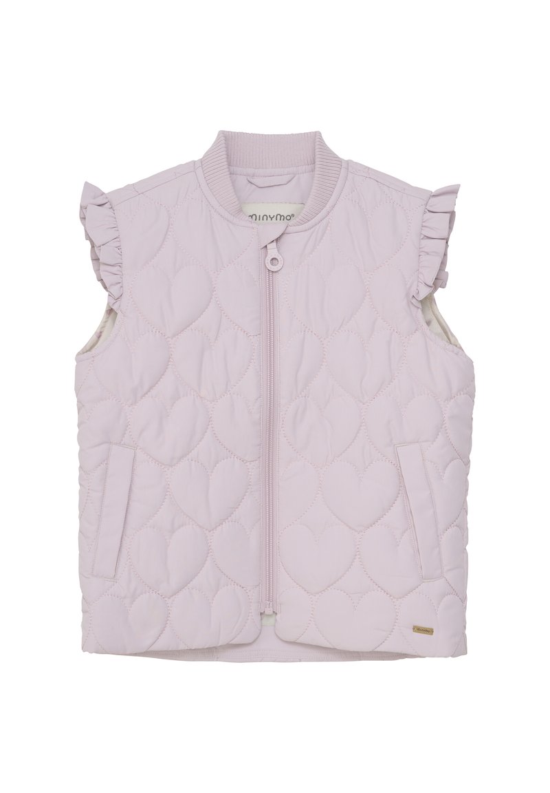 Minymo MIVEST QUILTED - Weste - burnished lilac