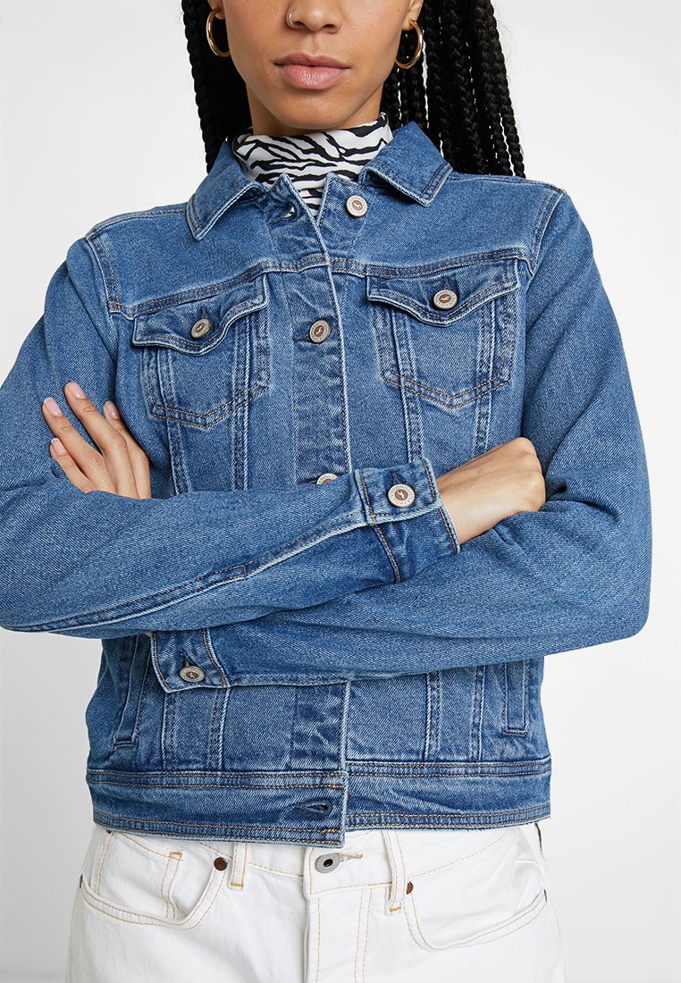 Hollister Co. CLASSIC JACKET Jeansjacka medium wash Hollister Co. CLASSIC JACKET Jeansjacka medium wash