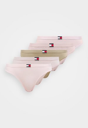 HERITAGE THONG 5 PACK - Siaurikės - multi-coloured/pink