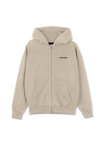 CLARITA OVERSIZED - Zip-up sweatshirt - beige