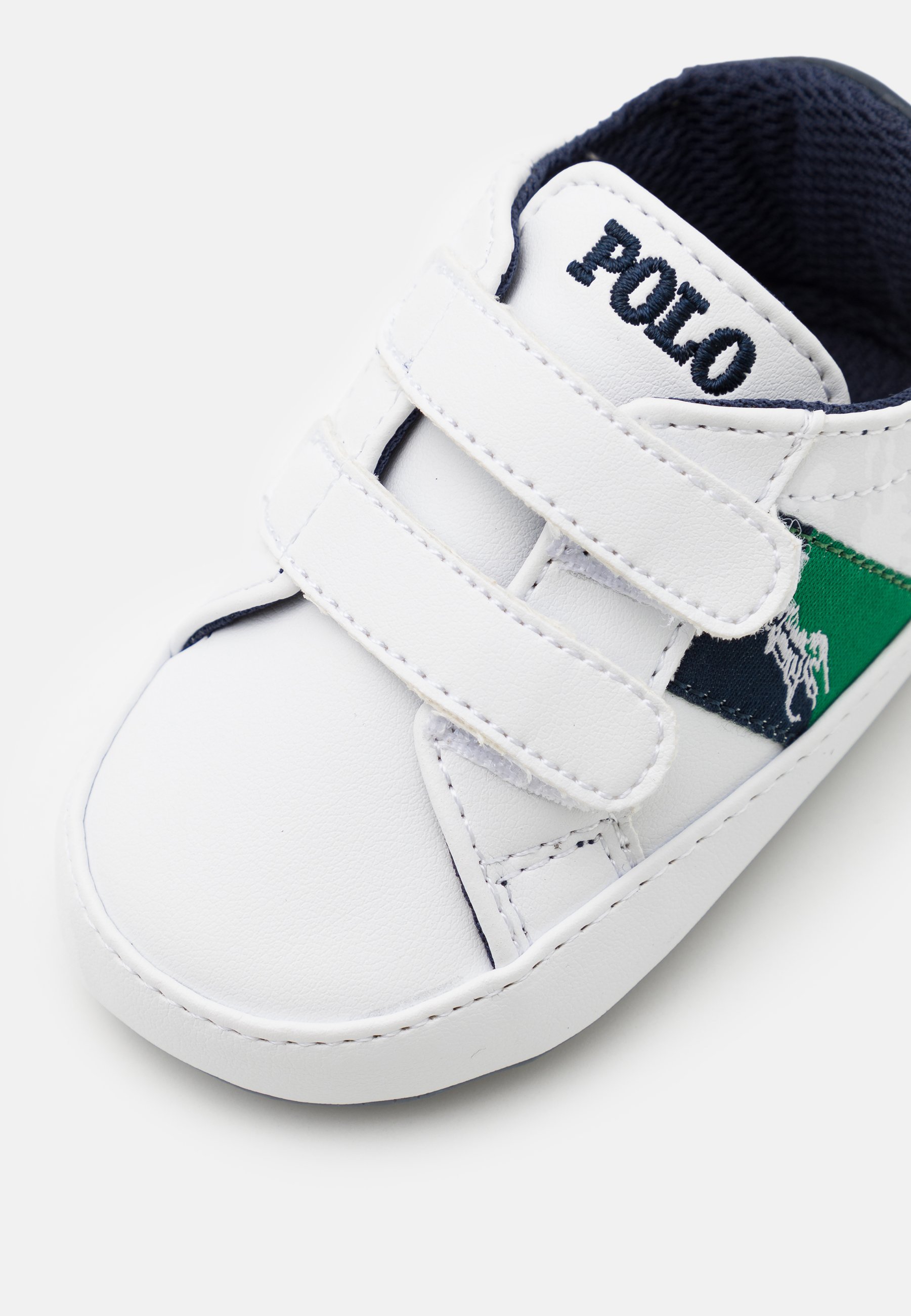 white polo slip on shoes