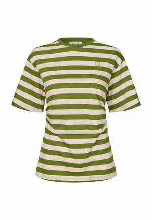 Modström, BARNEYMD T-SHIRT - Print T-shirt - silver lime stripe