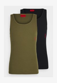 HUGO TANK TWIN PACK - Unterhemd/-shirt - open green/grün HUGO TANK TWIN PACK - Unterhemd/-shirt - open green/grün