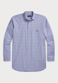 PLAID STRETCH POPLIN SHIRT - Pluus - blue clementine multi