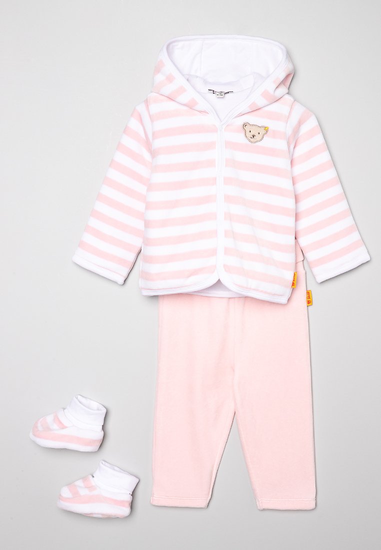 Steiff Sweater met rits roze