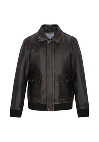 Leather jacket - black