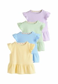 Next - REGULAR FIT 4 PACK - T-Shirt basic - multi pastel coloured Thumbnail-Bild 1