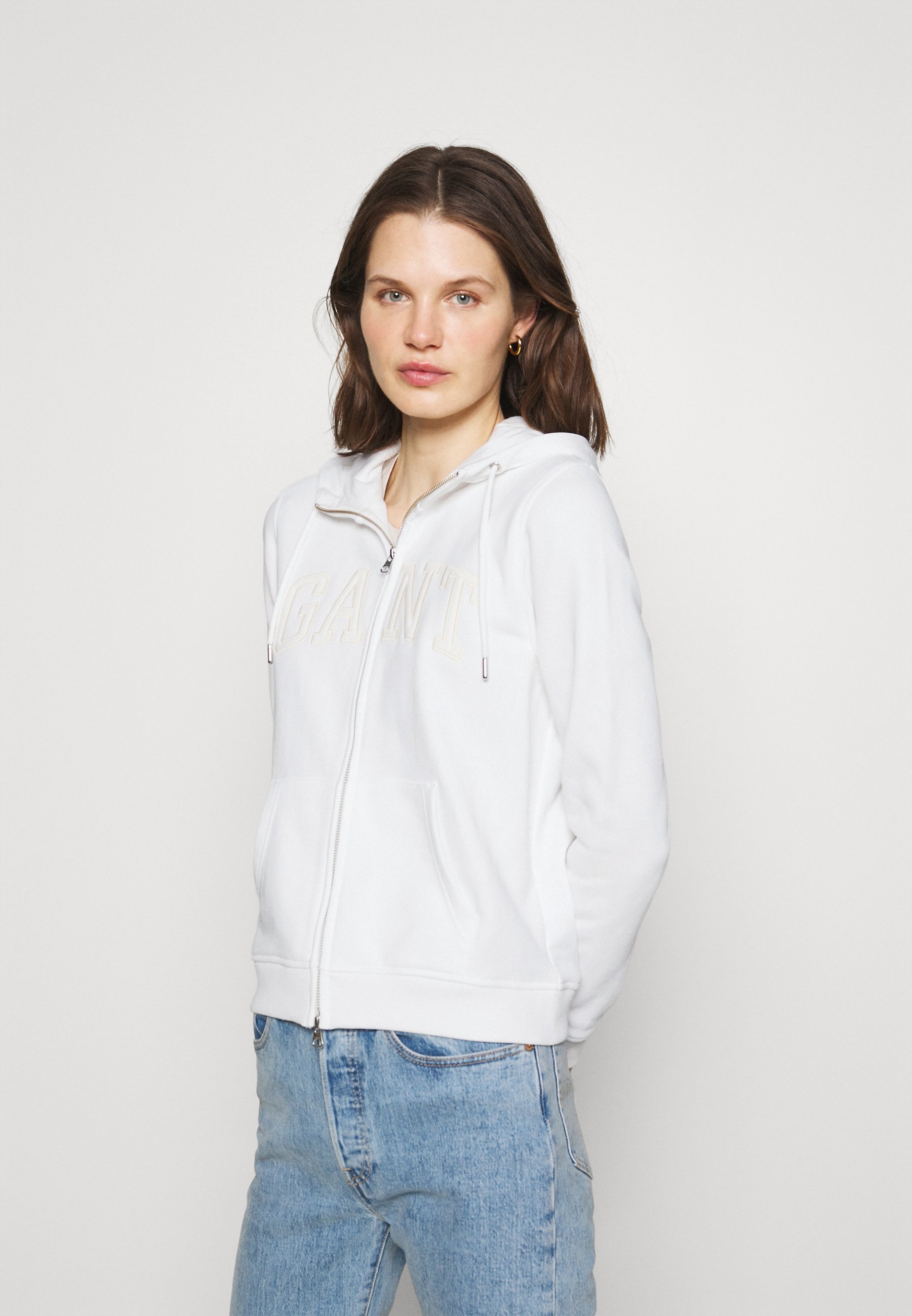 Women ARCH LOGO ZIP HOODIE - Zip-up sweatshirt Women ARCH LOGO ZIP HOODIE - Zip-up sweatshirt