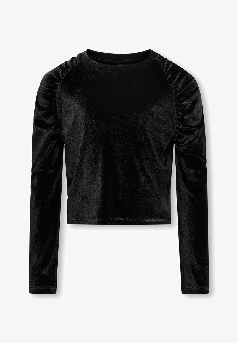 ONLY GIRLS KOGSILLE DETAIL - Pikkade varrukatega topp - black