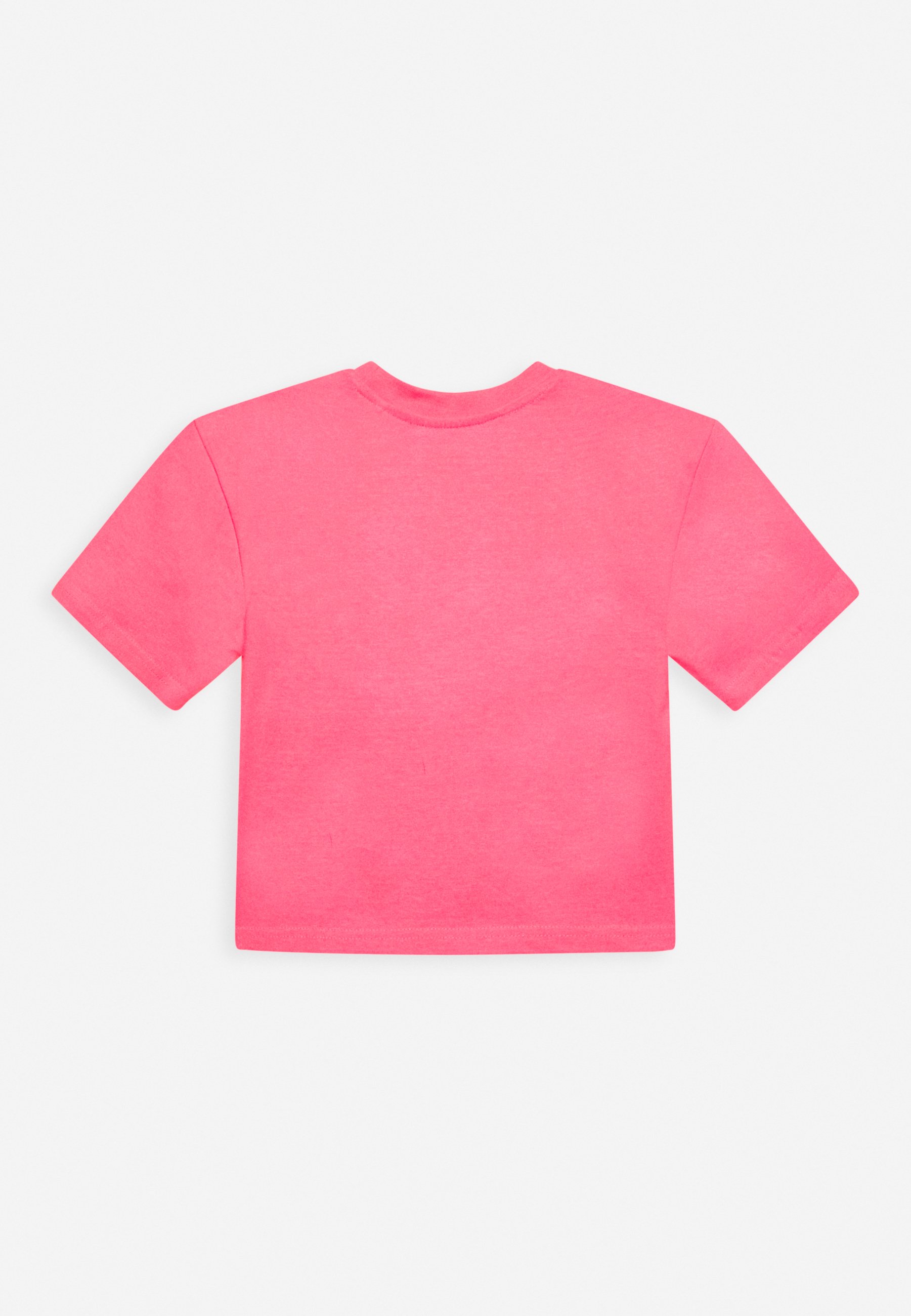 neon pink crop t shirt