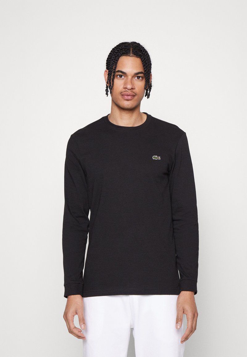 Lacoste Sport - LONG SLEEVES SPORTS T-SHIRT COTTON - T-shirt à manches longues - black, Agrandir