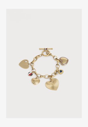 Tommy Hilfiger, HEART CHARMS - Βραχιόλι - gold-coloured