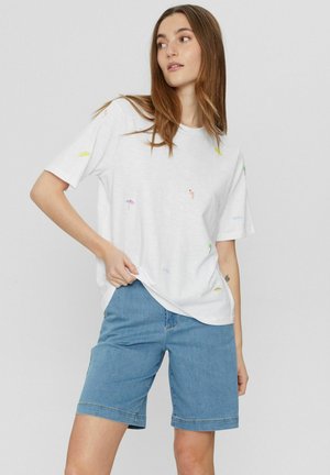 T-shirt print - bright white